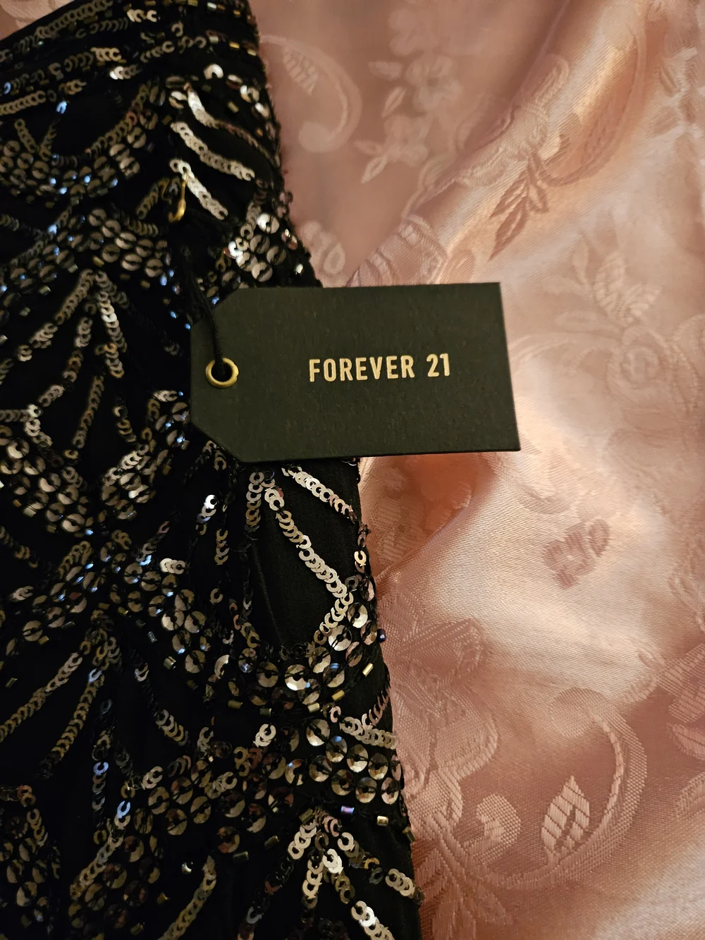 Forever 21 Black Sequin Mini Skirt - Picture 5 of 7